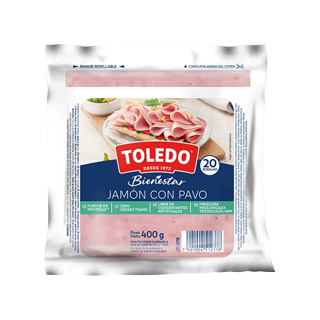 Jamón Con Pavo Zipper Toledo 400 gr.