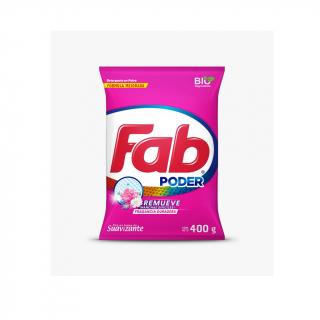 Detergente en Polvo Fab Toque Suavizante 400 gramos