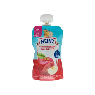 Compota de manzana doy pack Heinz 105 gramos.