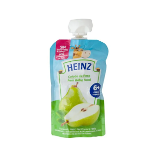 Compota de pera doy pack Heinz 105 gramos.