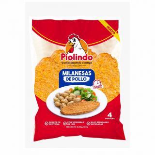 Milanesa De Pollo Pio Lindo Bolsa 4 un.