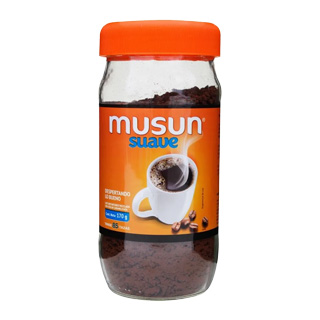 Musun® Suave Café Instantáneo Frasco 170 gr.