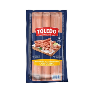 Toledo Salchicha Tipo Americana 460 gr.