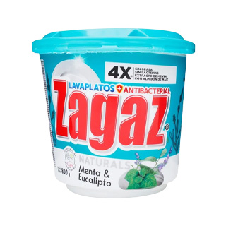 Lavaplatos Zagaz Natural Extra Menta y Eucalipto 800 g