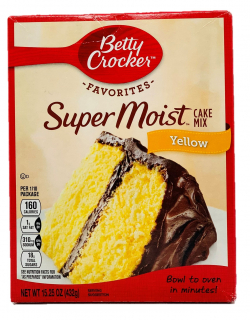 Premezcla pastel yellow Betty Crocker 375g