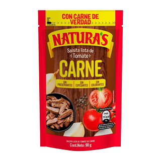 Salsa de Tomate con Carne Naturas 100gr.