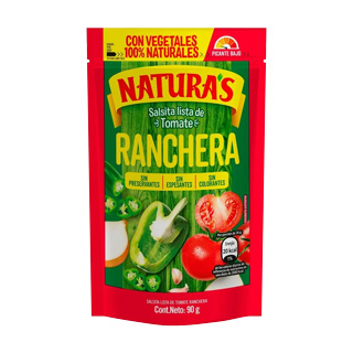 Salsa de Tomate Ranchera Naturas 100gr.