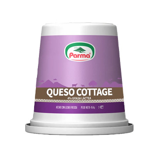 Queso Cottage 4% Grasa Parma 454 gr.