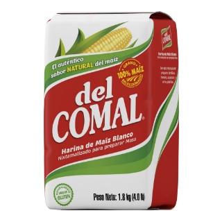 Del Comal Harina de Maíz Blanco 4 lb.