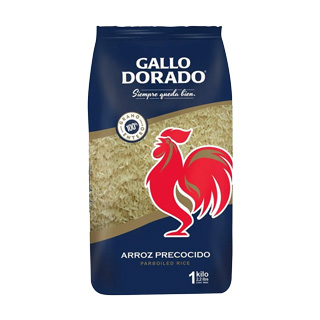 Arroz precocido Gallo Dorado bolsa de 1kg