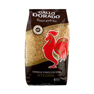 Arroz precocido integral Gallo Dorado 1 kg