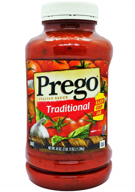 Salsa Italiana de tomate Prego tradicional 45 onzas