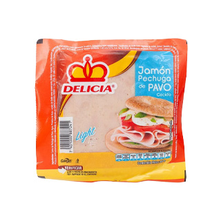 Delicia Jamón Light Pechuga de Pavo 340 gr.