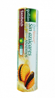 Galleta sandwich con crema de chocolate Diet Nature Gullon 250 g