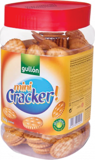 Galletas saladas mini crackers Diet Nature Gullon 350 g