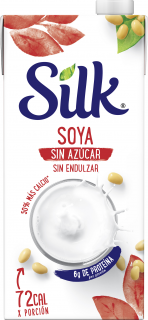 Leche soya sin azúcar Silk 946 ml