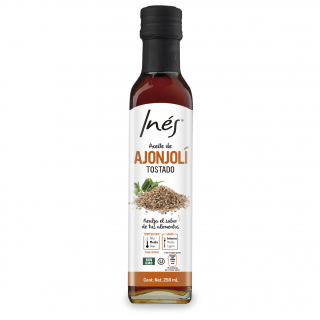 Aceite de Ajonjolí tostado Inés 250ml.