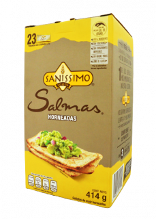 Galletas salmas Saníssimo 23 uds 414 g