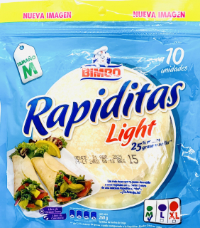 Tortillas rapiditas light Bimbo 10 und 260 g