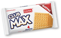 Galleta club max Gama 324 g 9 und