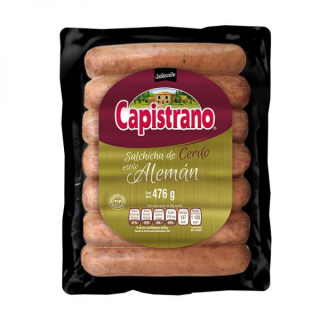Salchicha de cerdo estilo Alemán Capistrano  476 g 