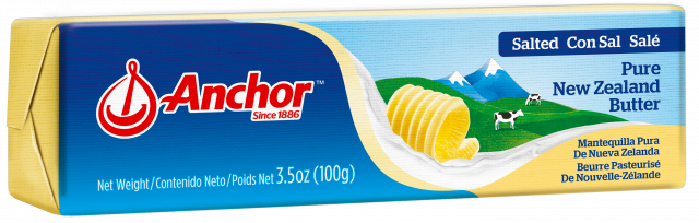 Anchor mantequilla con sal en barra 100 g