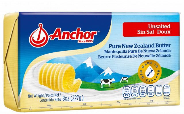 Mantequilla sin sal Anchor 227 g