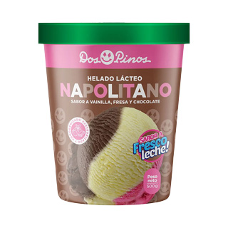 Helado Napolitano Fresco Leche - 1/4 Galon