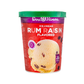 Helado Ron Con Pasas Dos Pinos 499 G 1/4 Gl