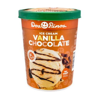 Helado Veteado Chocolate Dos Pinos 1/4 Galon
