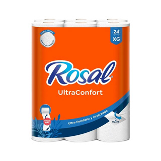 Rosal Papel Higiénico Soft Plus 400 Hojas Dobles 24 un.