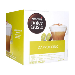Cápsulas Cappuccino Dolce Gusto 186.4 gr.
