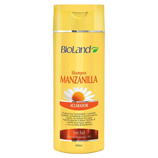 Bioland Manzanilla Shampoo Aclarador Sin Sal Libre de Parabenos y SLS
