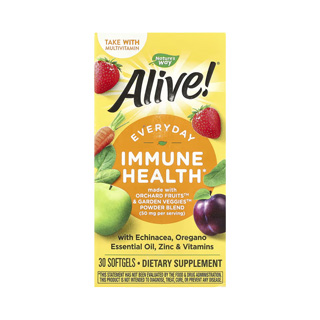 Natures's Way Alive Everyday Refuerza el Sistema Inmunológico Suplemento Dietético 30Un