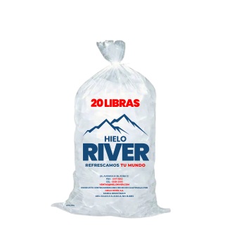 Hielo River Bolsa 20 lb.