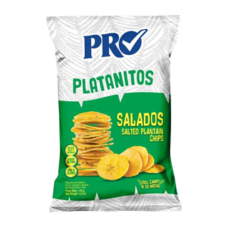 Pro Plátano Verde Salado 140 g