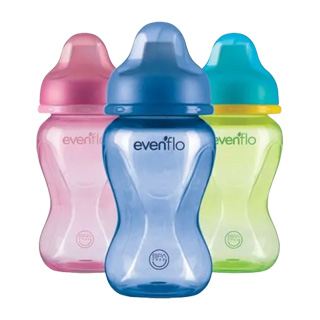 Evenflo Vaso Entrenador Advanced Boquilla Dura Ooz Rosado Diseño Antiderrames 1 Un
