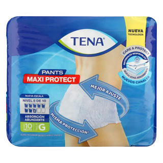 Tena Pants Maxi Protect Nueva Tecnología 3 Piezas Gratis Talla G 13 Un