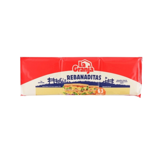 Queso amarillo 63 rebanadas la granja 1 kg