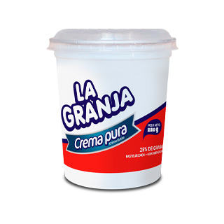 Crema pura taza la granja 220G