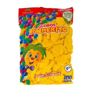 Palmerito Globo #9 Amarillo 100 UN