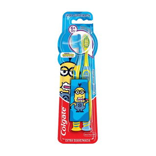 Colgate Cepillo Dental Smiles Minions 6+ Años 2 Pack 2UN.