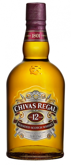 Whisky Chivas Regal 12 Años 750 ml.