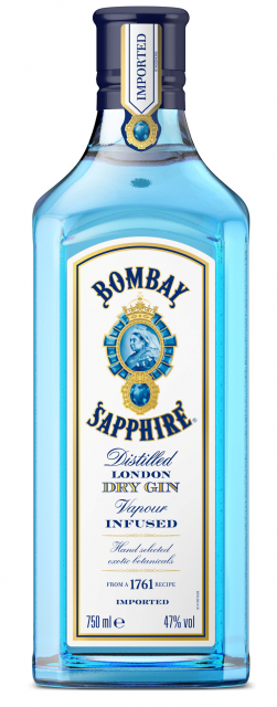 Ginebra Bombay Sapphire 750 ml.