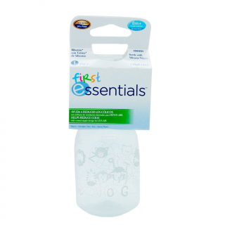Biberón Clásico 4oz Silicona Flujo Mediano - Neutro Gerber.