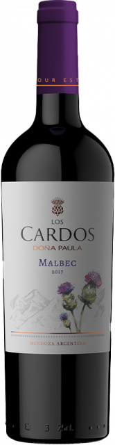 Doña Paula Vino Los Cardos Malbec 750ml.