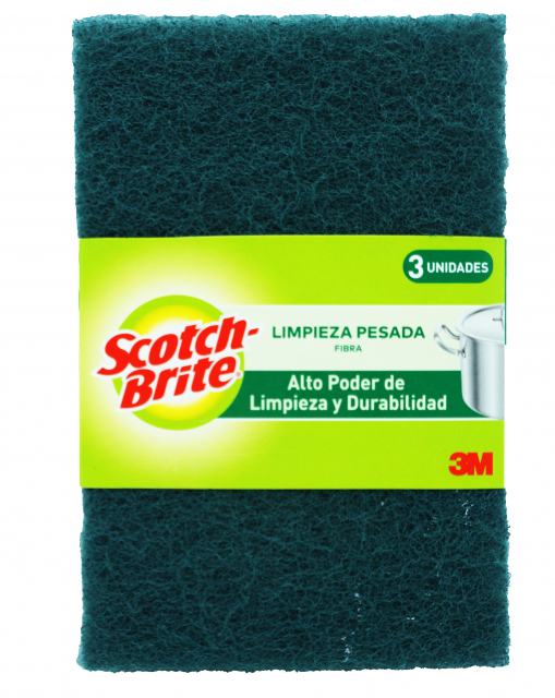 Esponja verde limpieza pesada Scotch-Brite® 3 und 