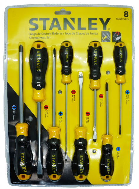 Juego de destornilladores 8 piezas STMT66675-840 Stanley
