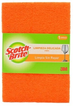 Esponja  limpieza delicada cero rayas cocina Scotch-Brite® 1 und

