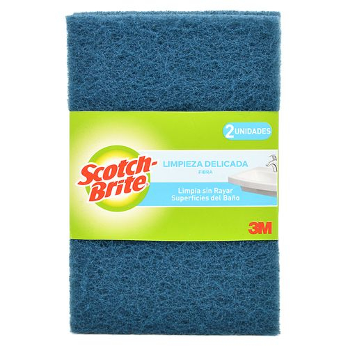 Esponja limpieza delicada cero rayas baño Scotch-Brite® 2 und